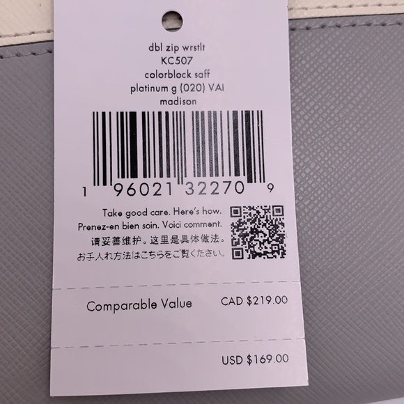 KATE SPADE Madison Double Zip Wristlet - Picture 9 of 11